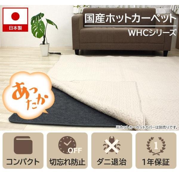 ワタナベ工業 ホットカーペット 1.5畳 本体 約128×176cm WHC-155 (Y 