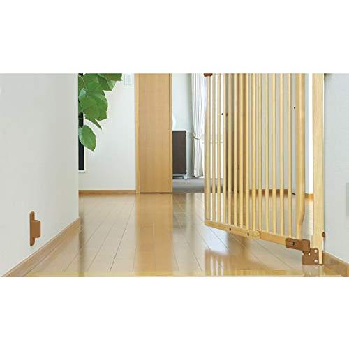 リッチェル Richell 階段の上でも使える木のバリアフリーゲート 