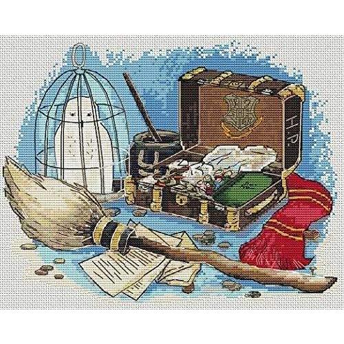 Harry Potter magic box Counted Cross Stitch Kits Egyptian Cotton Floss,  14ct 146x114 Stitch 26x20cm Counted Cotton Easy Harry Potter Cross Stitch  kits : a-b07m9fhk2m-20220614 : delightヤフー店 - 通販 - Yahoo!ショッピング