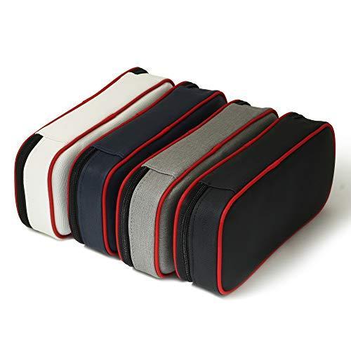 LOONLOON 660 レイニー ペンケース ブラック 大容量 おしゃれ 二階建て