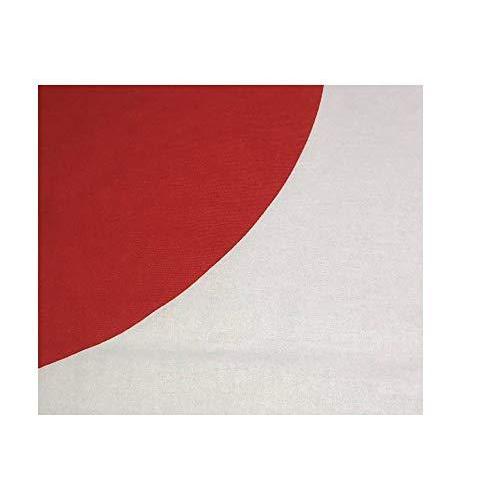 ノバク・ジョコビッチ 日本国旗（日の丸）天竺（綿) 1枚売り 日本製 (140cm×210cm)
