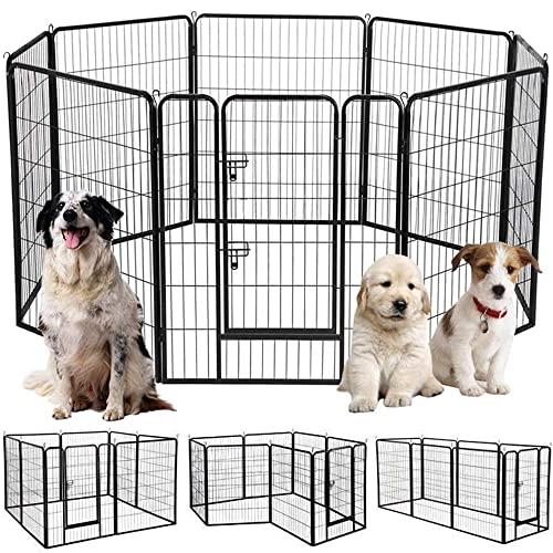 BAOJIADA ペットフェンス 大型犬用 中型犬用 サークル 室内室外兼用 ペットケージ パネル8枚 ペットサークル ス? ペットサークル V1269302789(12136円)