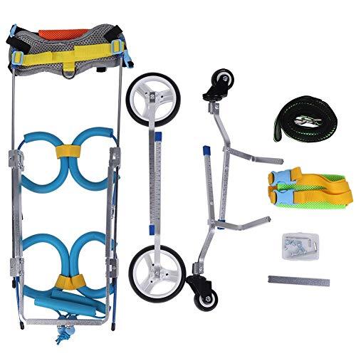 4輪 犬用 車椅子 犬 車椅子 ペット車椅子 小型・中型・大型犬 老犬 けが 後ろ足 元気 リハビ 歩行補助 調整可能(S) 車椅子