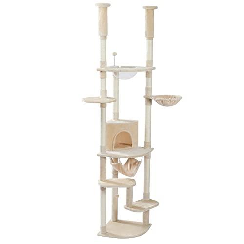 PETEPELA(ぺテぺラ) キャットタワー 突っ張り ツッパリ 猫タワー  