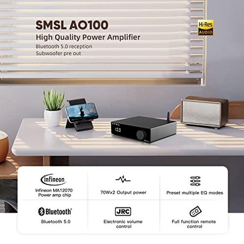 SMSL AO100 Bluetooth 5.0 パワーアンプ クラス Dアンプ 70 w×70 w MA12070 ステレオ ワイヤレスアンプ オーディオ アンプ Bl AO100 SMSL Bluetooth DGJ1308397286(12510円)