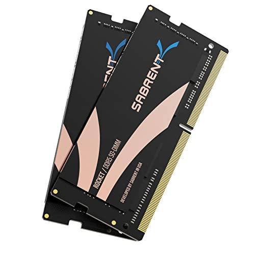 大きな取引 SABRENT ロケットDDR5 32GB (2x16GB) SO-DIMM 4800MHz メモリモジュール | ノートパソコン、Ultrabook、Mini-PC用（SB-DR5S-16GX2）