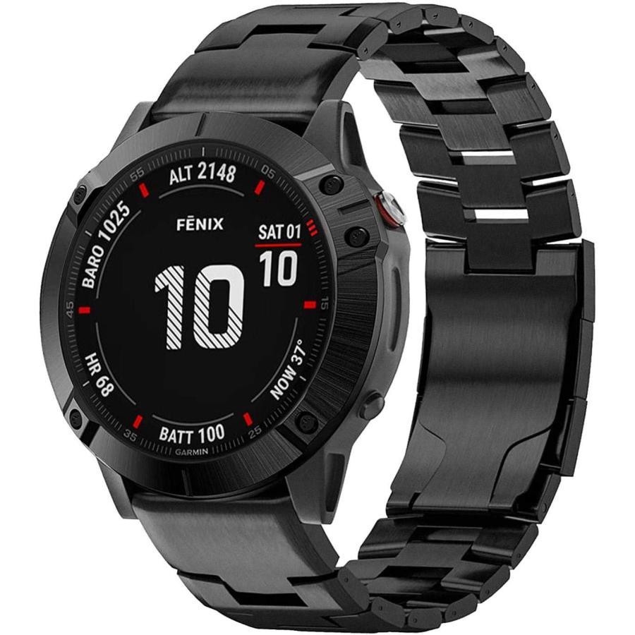 Ahayo QuickFit 26mm 交換ベルト 超軽量チタンスチールストラップ 