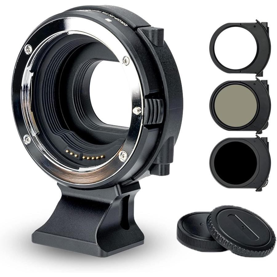 JJC EF-EOS M ドロップインフィルターマウントアダプター CPL