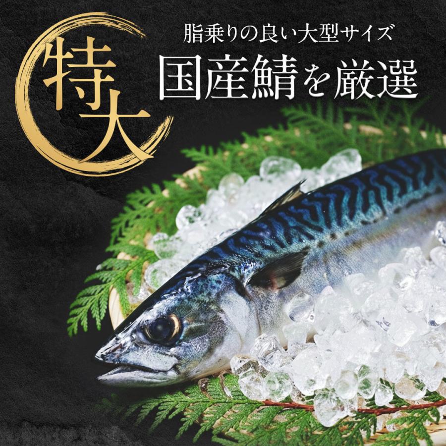 〆鯖 特大5Lサイズ／ でっかいしめさば 200g以上 / しめ鯖 とろさば