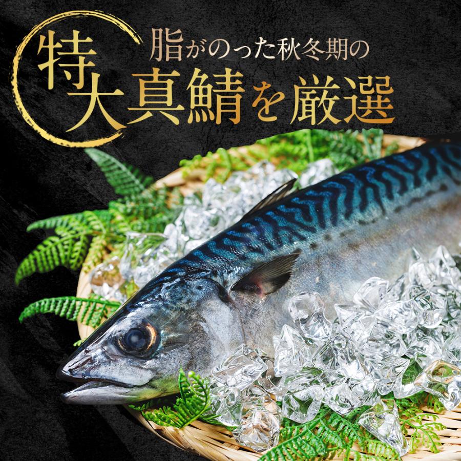 ＼特大5Lサイズ／ 八戸伝承 旨味しめさば 超極上 3枚セット / しめ鯖 ギフト とろさば シメサバ 酒の肴 酒のつまみ プレゼント 大きい 特大 グルメ 取り寄せ｜de-mer｜03