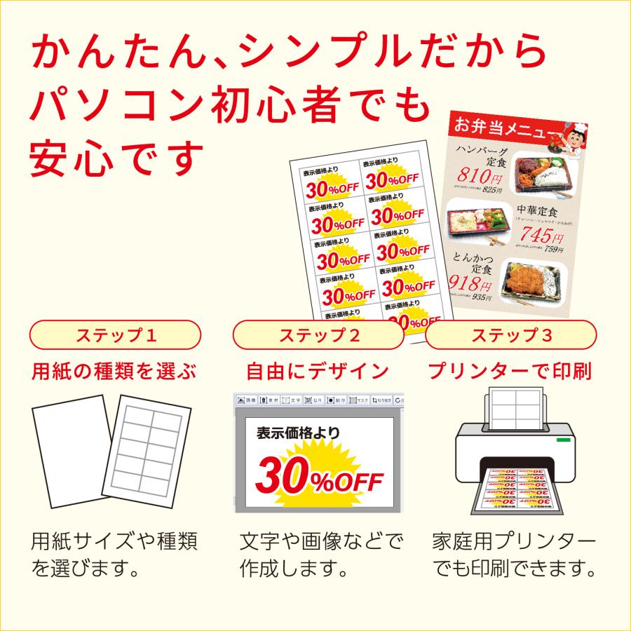 ささっとチラシ販促物作成 ECOパッケージ版 : De-Netアウトレット