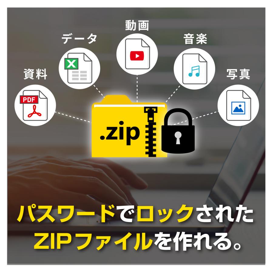 ZIP圧縮・解凍パスワード3 スマートパッケージ版 : De-Netアウトレット