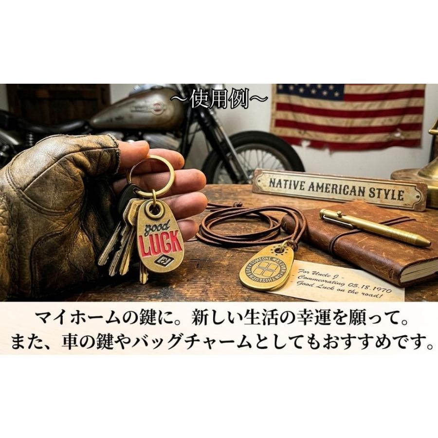 キーホルダー キーリング GOOD LUCK グッドラック アクセサリー タグ
