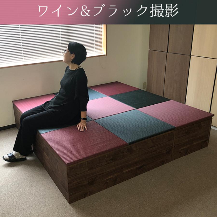 ユニット畳 完成品 高床式 収納 180×240サイズ 30cm BR 清風 ユニット畳 完成品 高床式 収納 180×240サイズ 30cm BR 清風