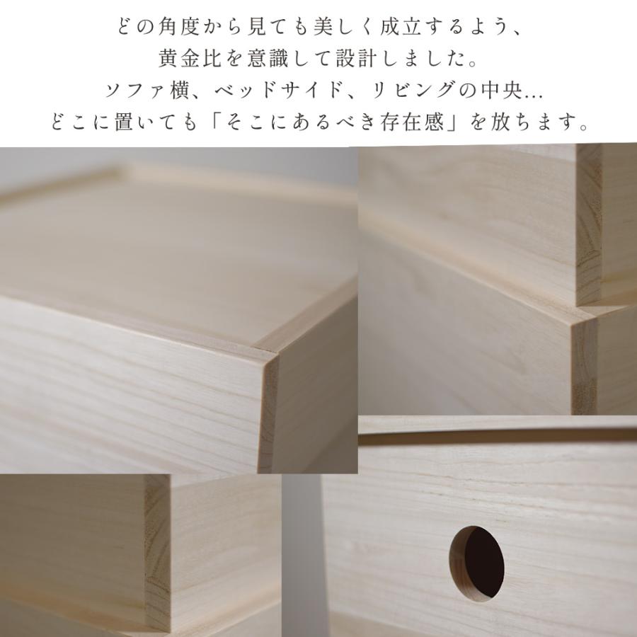 むくり | 無垢桐の大容量 収納箱 ふた付き 木製 木箱 国産 散らかりを丸ごとしまう収納 桐箱 フタつき おもちゃ収納 リビング収納 日本製 長く伝える 米びつの画像
