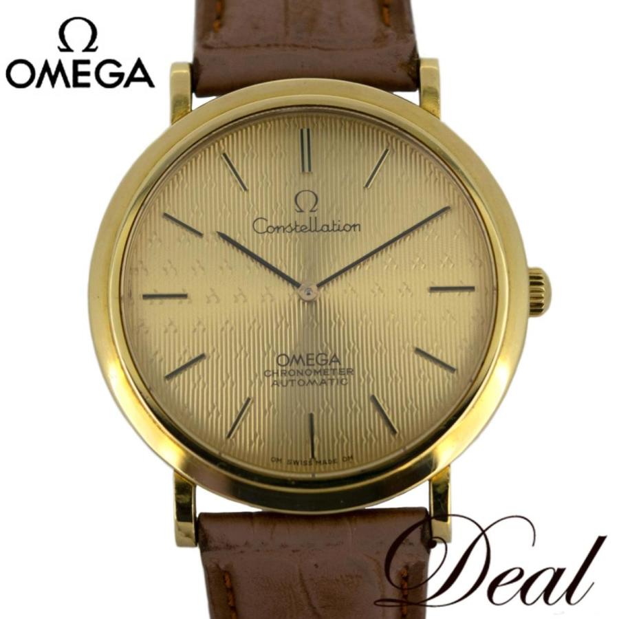 日本の職人技 Yg製 アンティーク Omega オメガ 腕時計 Omega 腕時計 メンズ 手巻付 自動巻 コンステレーション オメガ メンズ腕時計 Www Varney Com Br