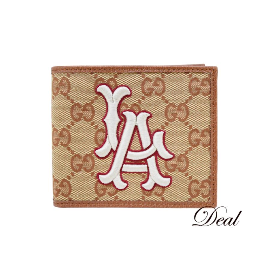GUCCI（グッチ） 未使用 展示品 MLB LA エンゼルス コラボ 2つ折り財布 