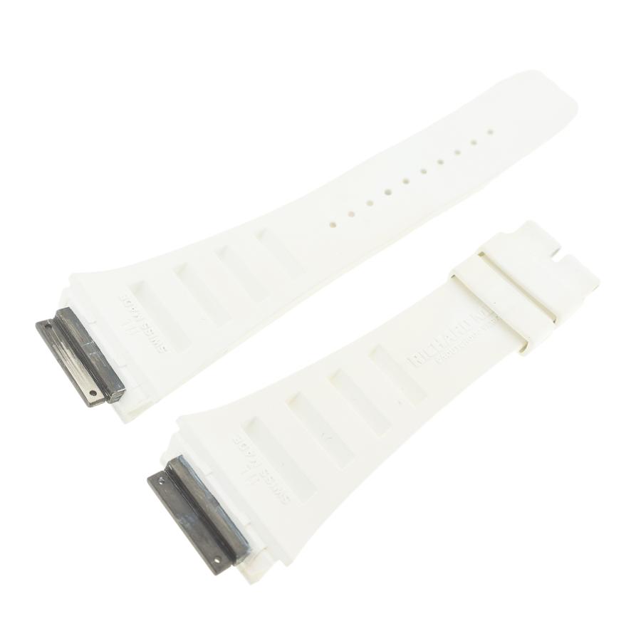 リシャールミル　正規品ラバー・ベルト RICHARD MILLE リシャールミル 純正 ラバーベルト 白 11L刻印