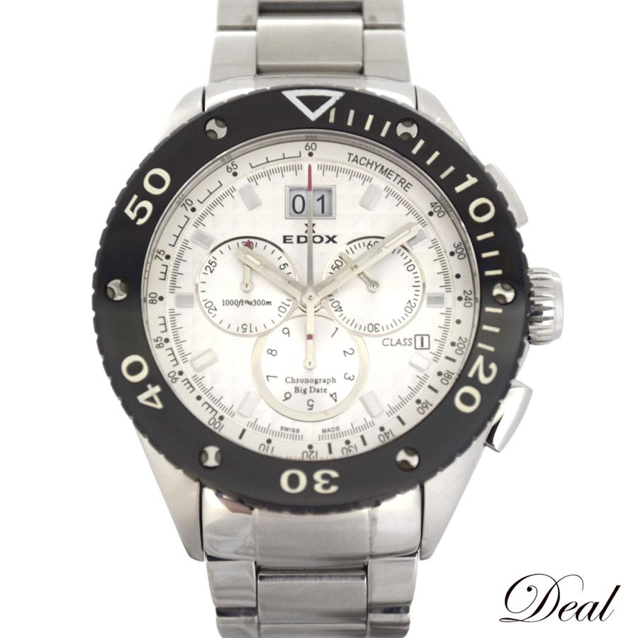 EDOX エドックス クラスワン クロノ ビッグデイト 10017-3-AIN2 メンズ