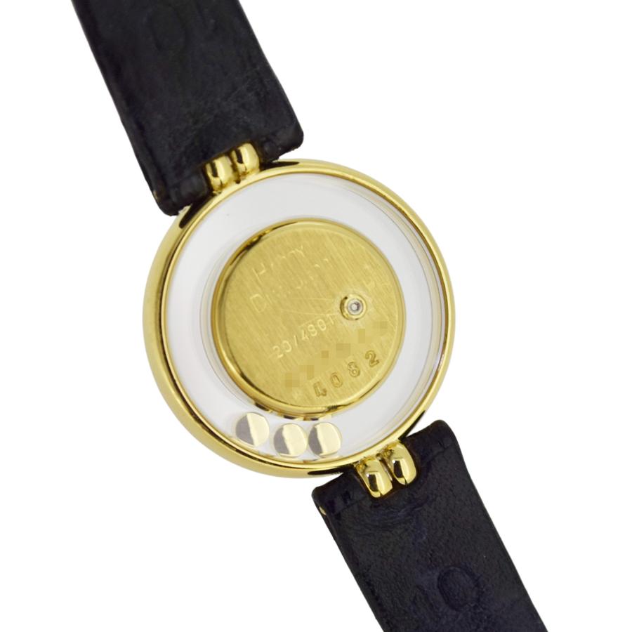 ショパール Chopard 20/4801 ハッピーダイヤモンド K18YG 3Pダイヤ クォーツ レディース _666611 Chopard（ショパール） K18YG Chopard ハッピーダイヤモンド 20/4801