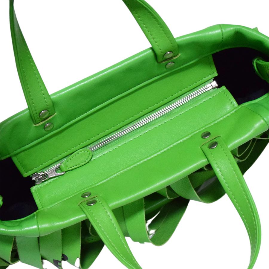 BALENCIAGA バレンシアガ ランドリーカバXS 517842 グリーン フリンジ