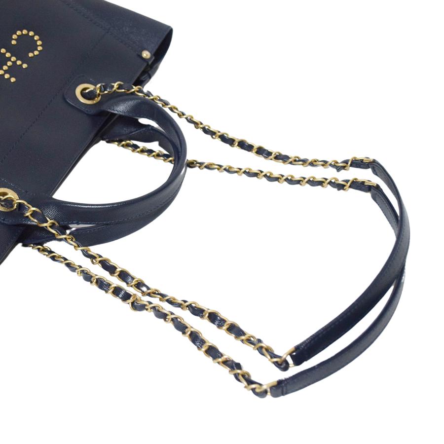 CHANEL（シャネル） 美品 ドーヴィル スタッズ 2way チェーントート 