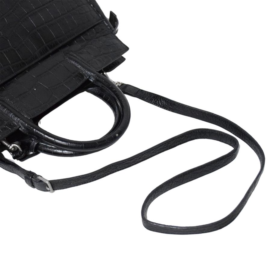 SAINT LAURENT サンローラン カバ リヴゴーシュ クロコ型押し SAINT LAURENT サンローラン カバ リヴゴーシュ クロコ型押し