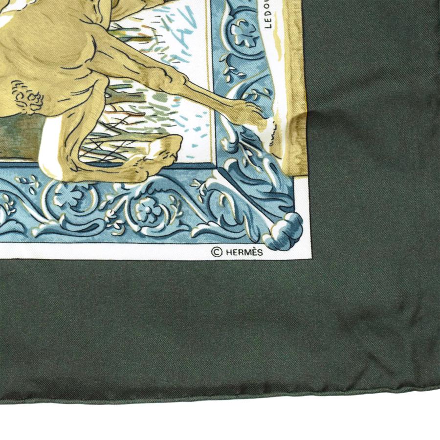 HERMES エルメス カレ90 冬の火 L 