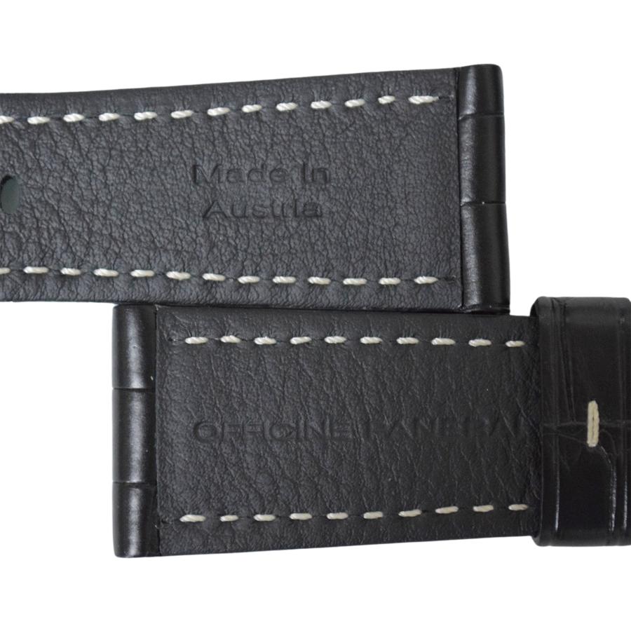 PANERAI 純正　レザーベルト　クロコダイル 未使用 保管品 PANERAI パネライ 純正 クロコ レザーベルト