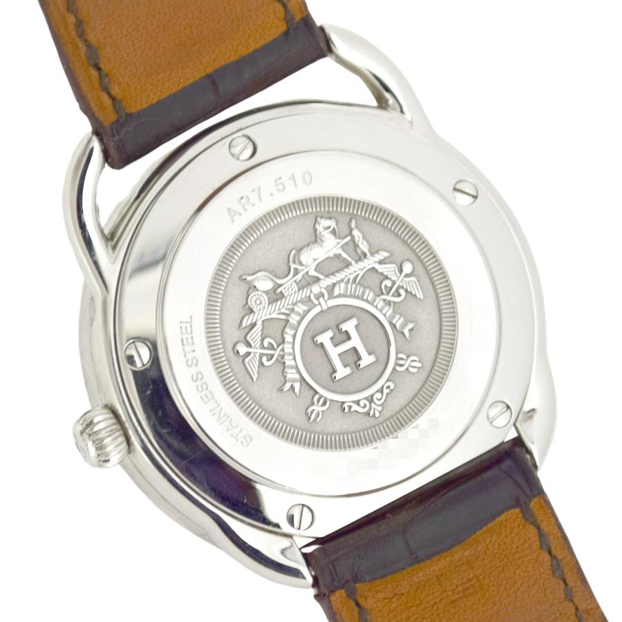 Hermes エルメス 腕時計 HERMES エルメス セリエ 腕時計 ステンレススチール/革 メンズ