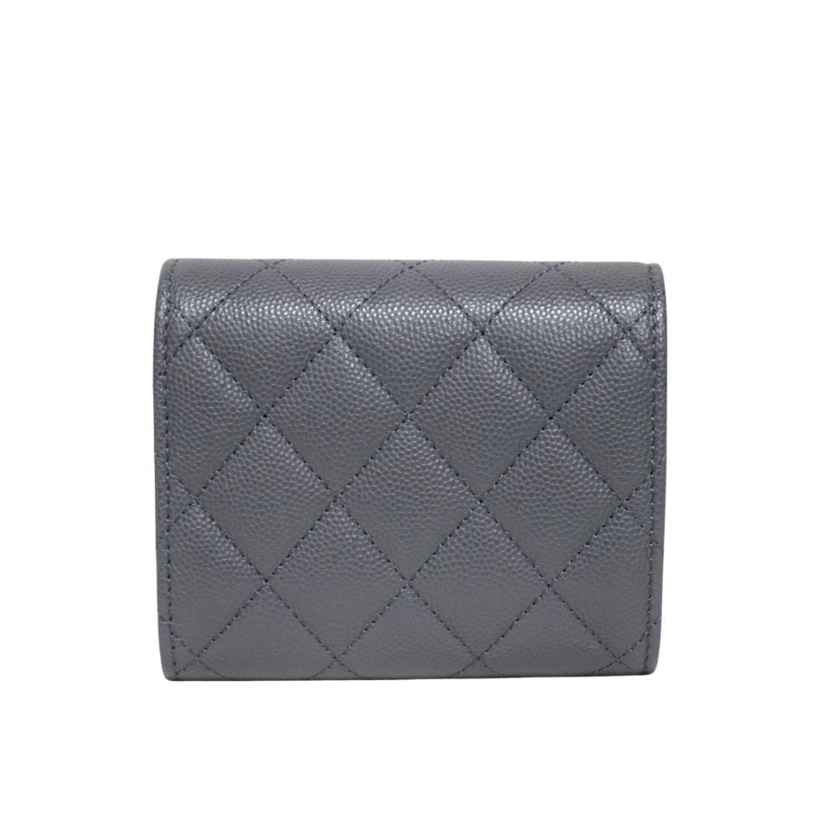 CHANEL シャネル スモール フラップウォレット キャビア AP3604 ライン  