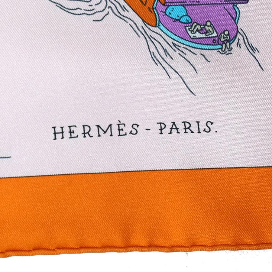 HERMES（エルメス） 美品 カレ90 バッテリーニューヨーク THE BATTERY