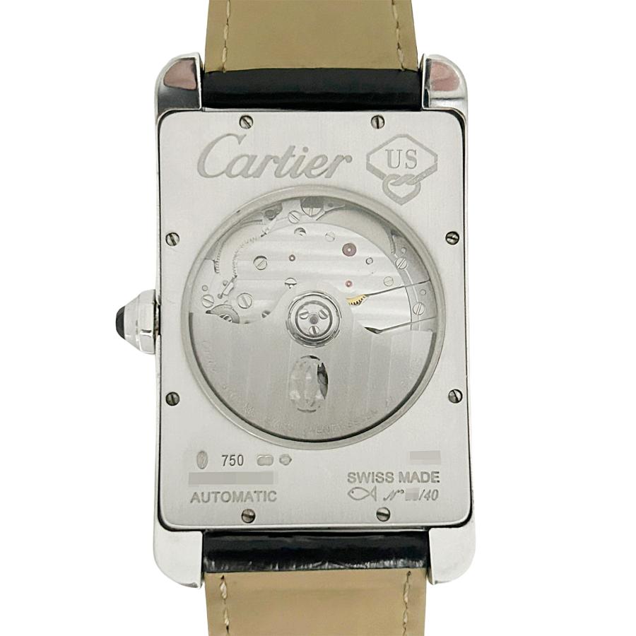 Cartier 希少 K18WG 40本限定 カルティエ タンクアメリカンXL W2620004