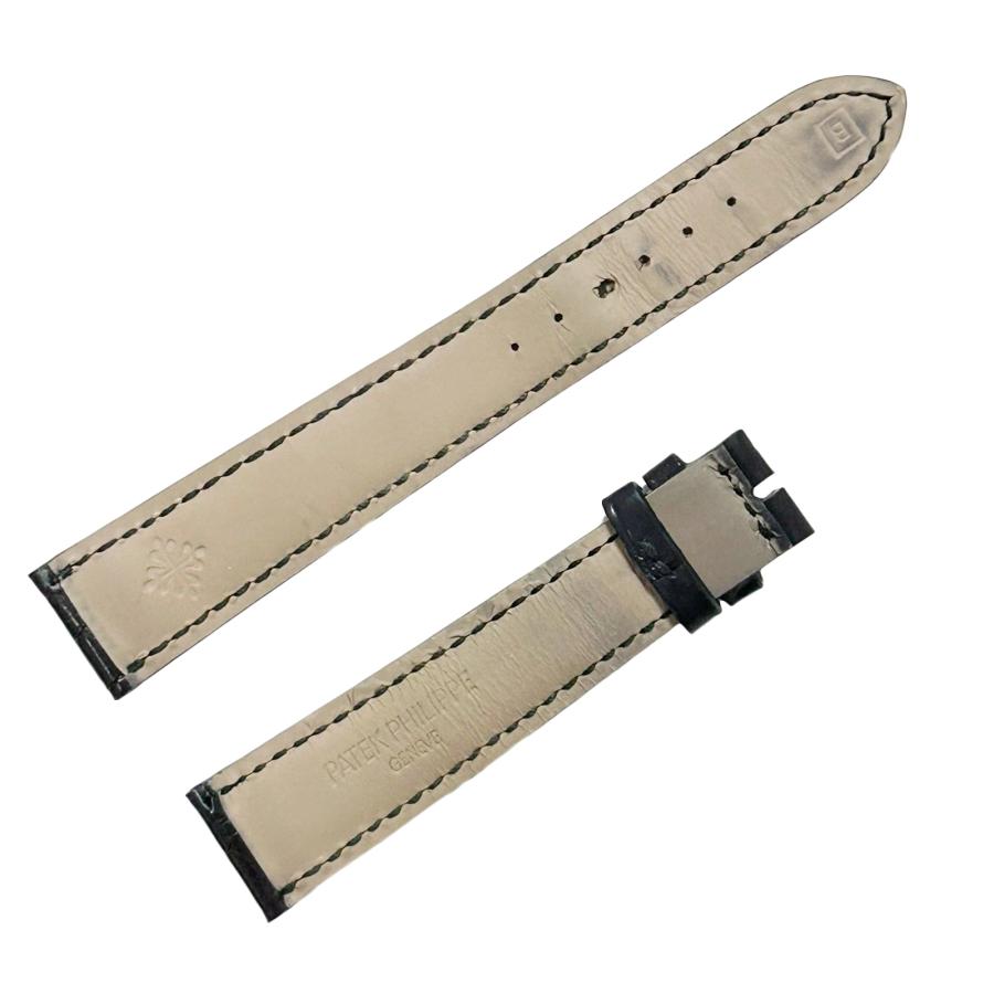 PATEK PHILIPPE パテック フィリップ　レザーベルト ブラック PATEK PHILIPPE パテックフィリップ 純正 レザーベルト ブラック