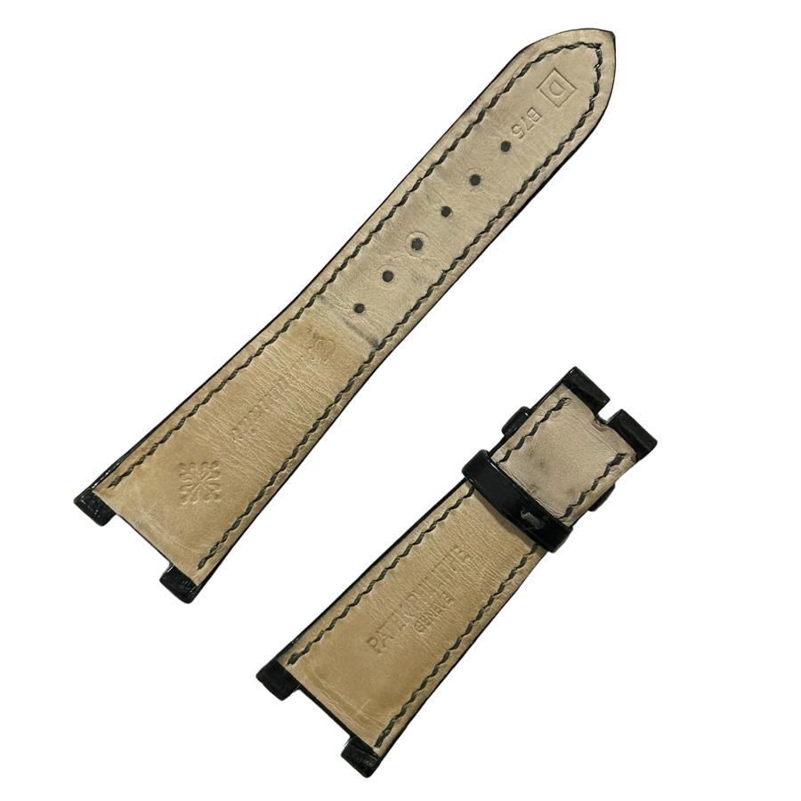 Patek Philippe 純正　レザーベルト ブラック PATEK PHILIPPE パテックフィリップ 純正 レザーベルト ブラック