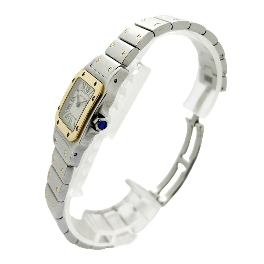 Cartier カルティエ サントスガルベSM 1567 SS/YG レディース