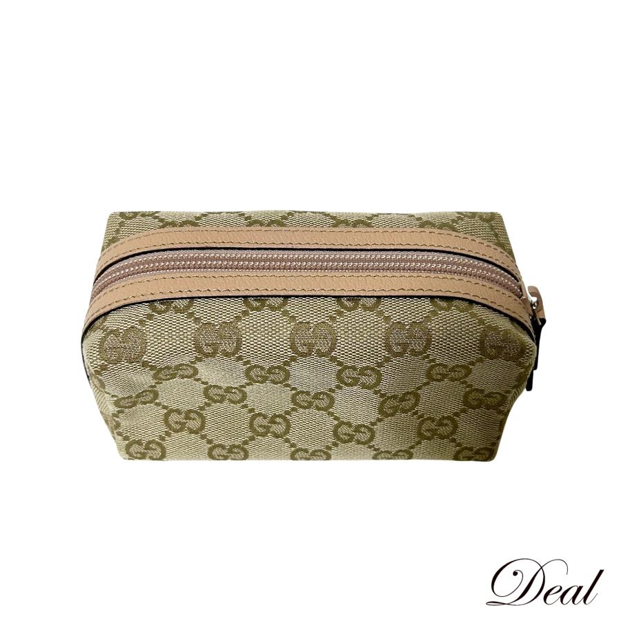 GUCCI（グッチ） 美品 GGキャンバス 29596 ベージュ レディース 化粧