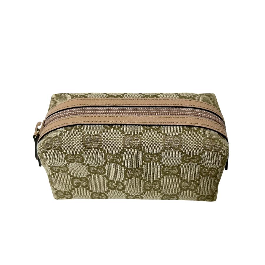 GUCCI（グッチ） 美品 GGキャンバス 29596 ベージュ レディース 化粧