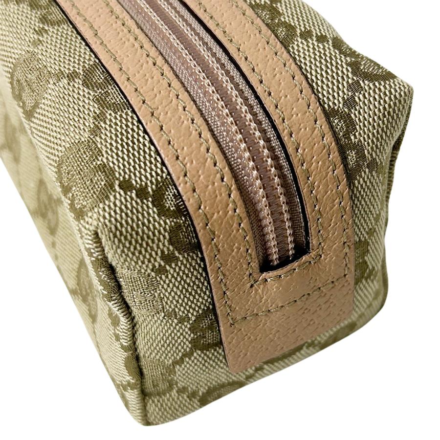 GUCCI（グッチ） 美品 GGキャンバス 29596 ベージュ レディース 化粧
