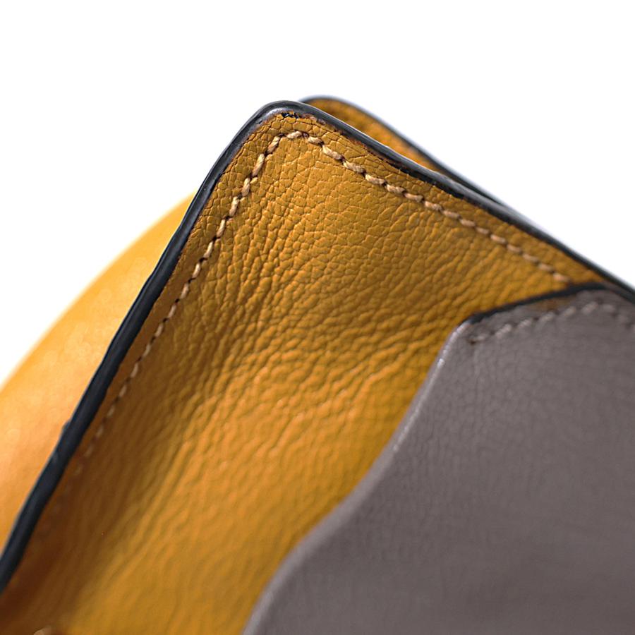 miumiu ミュウミュウ マドラス バイカラーフラップ イエロー