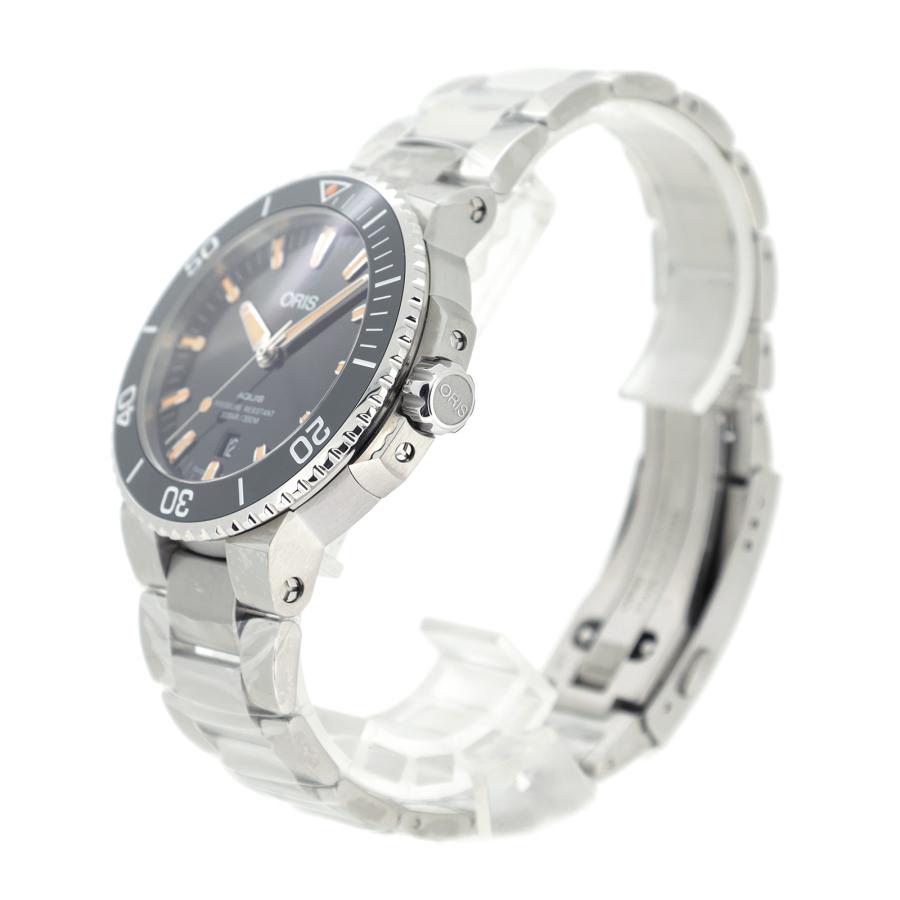 未使用 保管品 ORIS オリス アクイス デイト 01 733 7730 4159 メンズ