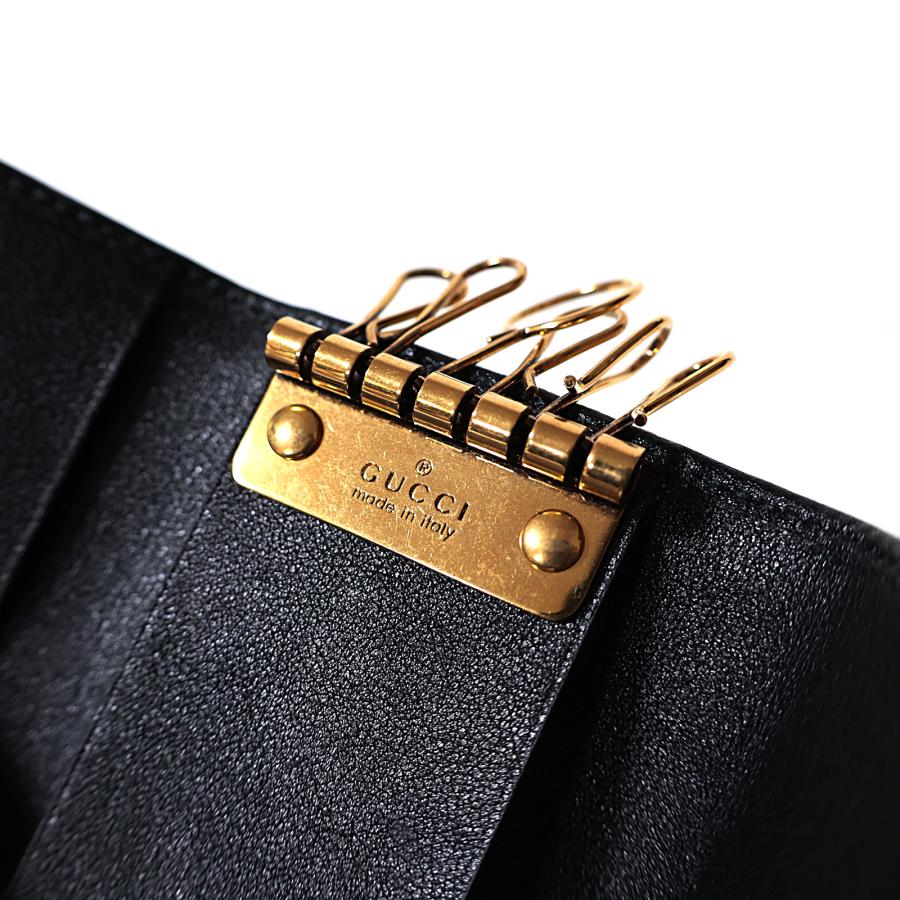 GUCCI（グッチ） 6連 バンブー GG 658636 ブラック レディース キー