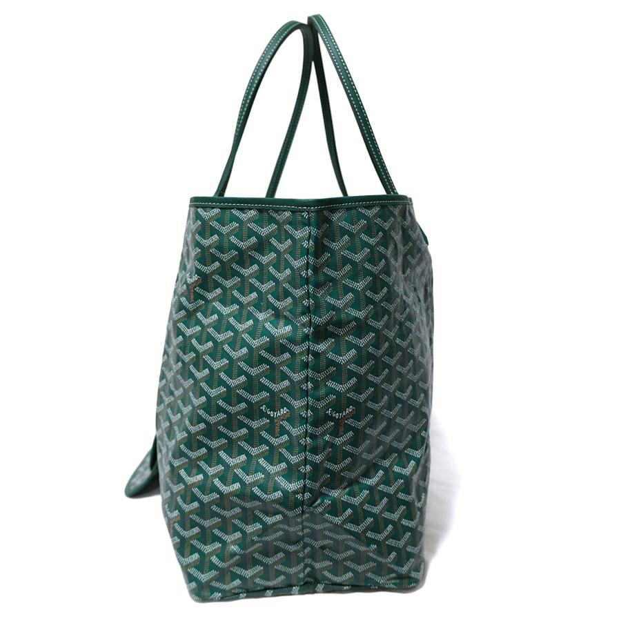美品 GOYARD ゴヤール サンルイGM グリーン レディース トートバッグ