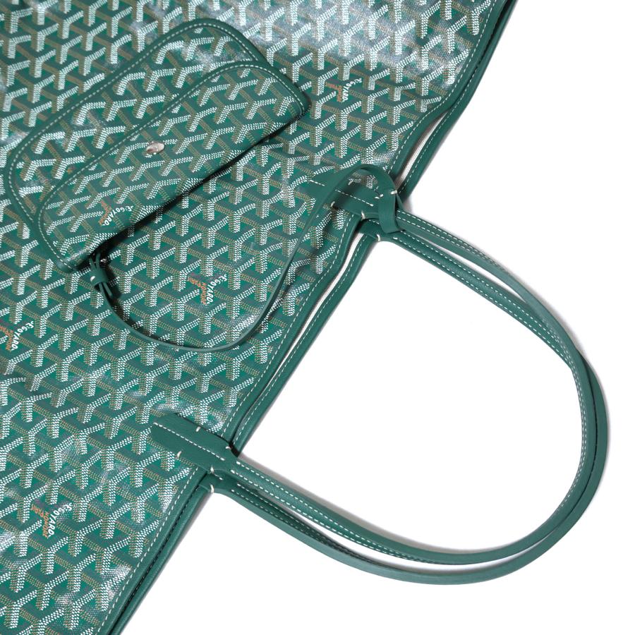 美品 GOYARD ゴヤール サンルイGM グリーン レディース トートバッグ
