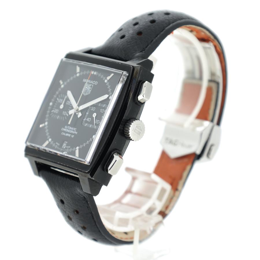 タグホイヤー TAG HEUER CAW211M モナコ ブラック 自動巻き タグホイヤー TAG HEUER CAW211M モナコ ブラック 自動巻き タグ