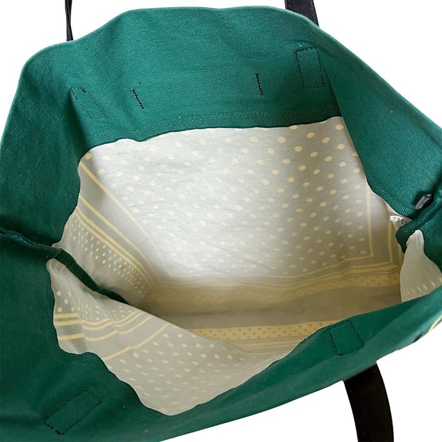 MARNI マルニ バンダナ トート グリーンドット 緑 グリーン レディース