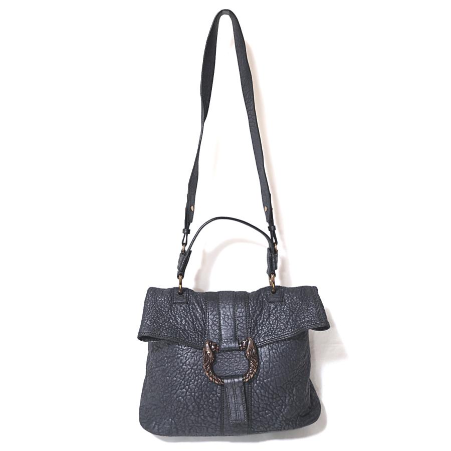 BVLGARI（ブルガリ） レオーニ メタリック ダークグレー 2way 