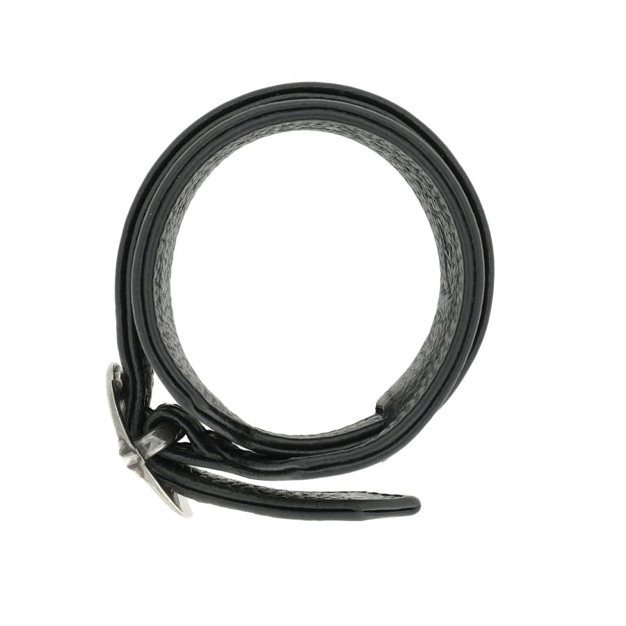 クロムハーツ　ロックンロール　タイニーバックル　レザーブレスレット CHROME HEARTS（クロムハーツ） ロックンロール タイニー レザー