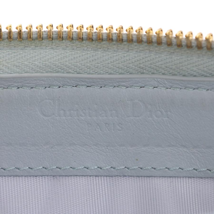 DIOR ディオール カナージュ 33-MA-0253 ブルー レディース 長財布  