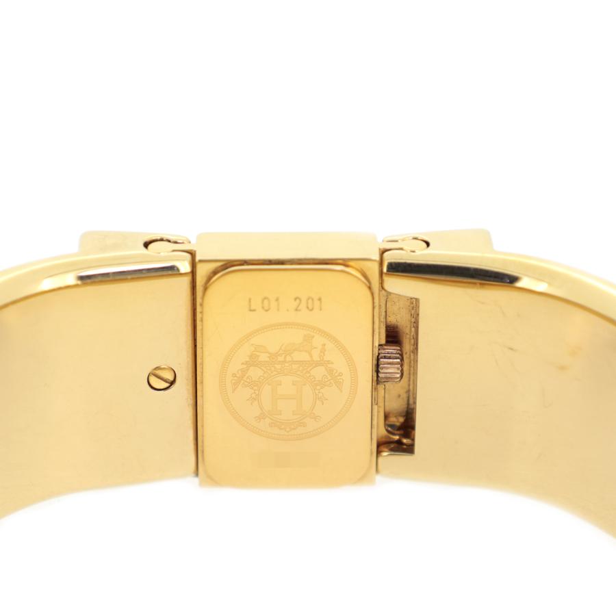 HERMES（エルメス） ロケ バングル ウォッチ L01.201 七宝焼き